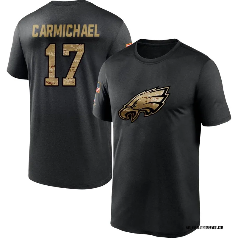 Harold Carmichael Philadelphia Eagles Youth Legend Olive Salute to