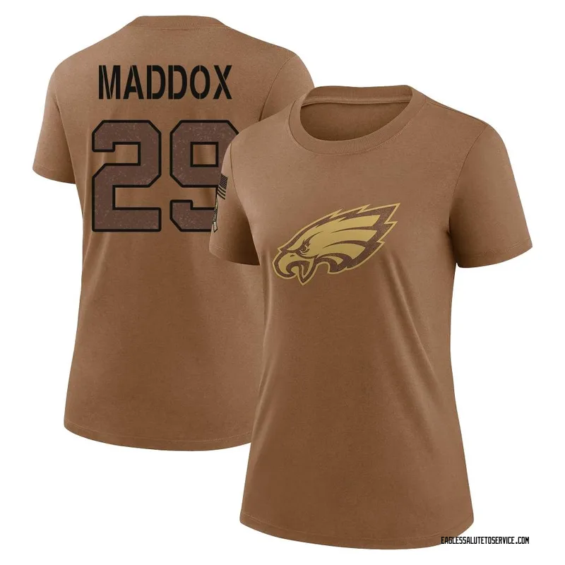 Brent Celek Philadelphia Eagles Women's Legend Olive Salute to Service  Scoop Neck T-Shirt