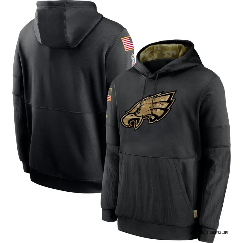 Blank Philadelphia Eagles Men's Legend Olive Salute to Service